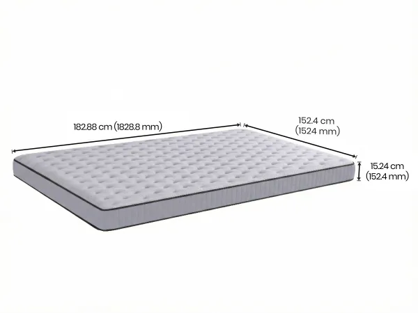 Premium Spring Queen Bed Mattress (72 x 60 x 6 Inches)
